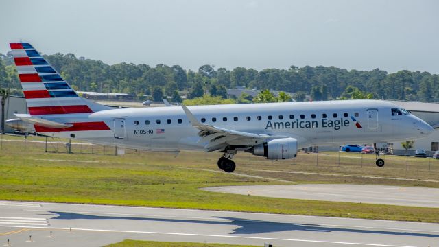 Embraer ERJ 175 (N105HQ) - Republic (Brickyard) started once a day service from CLT to DAB with the E175 operating as RPA4804