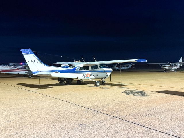 Cessna Centurion (VH-BIV) - Early start for the pilot of the two ten. Broome, Australia. 28-MAR-2025.