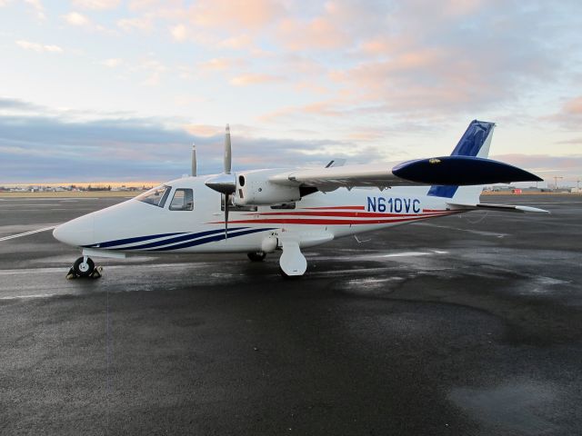 Partenavia P-68 (N610VC) - On the way to the USA.