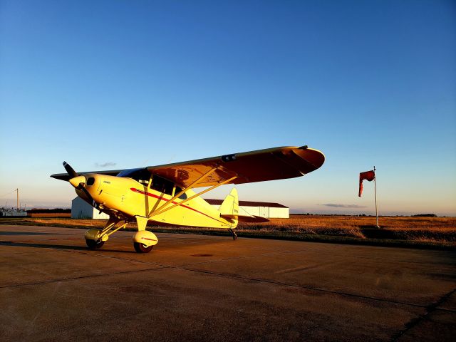 Piper PA-20 Pacer (N7413K) - Flying the new bird home and had to make a stop for the night. The sunset was absolutely stunning. 