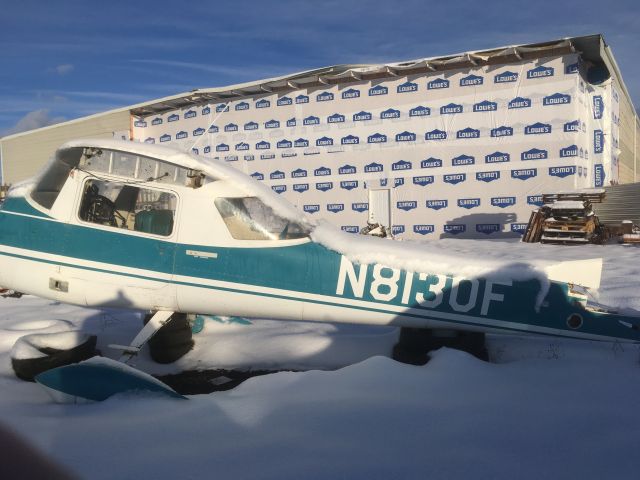 Cessna Commuter (N8130F) - Airplane is sitting in an aircraft junkyard across the street from KDEW. N8130F was nearing an airport in Moses Lake, WA, when it ran out of fuel. The pilot decided to push the nose down to gain speed. He gained too much speed, and rolled off the runway, crash-landing it. It was scrapped, and for some reason, rests here. The pilot survived.