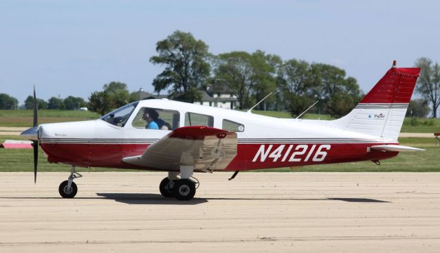 Piper Cherokee (N41216) - Whiteside Co. Airport KSQI 2 June 2022br /Student and Instructor taxi out for a cross country flight.br /Gary C. Orlando Photo.