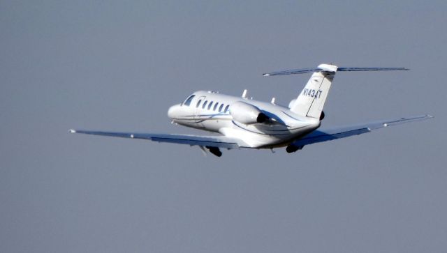 Cessna Citation CJ3 (N143JT) - Shortly after departure is this 2007 Cessna Citation 525B in the Winter of 2018.