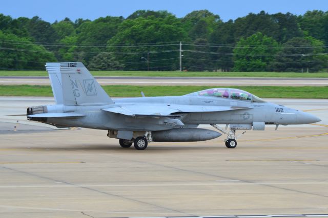 McDonnell Douglas FA-18 Hornet (16-6851) - U.S. NAVY STRIKE FIGHTER SQUADRON VFA-41 BLACK ACES F/A-18F Super Hornet taxiing. Motto: "First to Fight, First to Strike." - 5/3/17