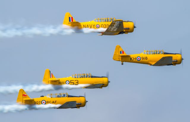 North American T-6 Texan (C-FMKA) - The Canadian Harvard Aerobatic Team