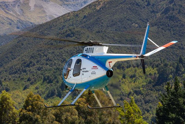 MD Helicopters MD 500 (ZK-HMW) - Hanmer Springs, NZ.