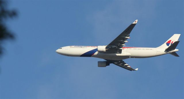 Airbus A330-300 (9M-MTA) - On approach, wheels still up.