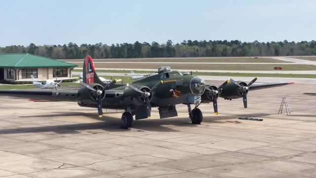 Boeing B-17 Flying Fortress — - B17 Texas Raiders at her new home. 