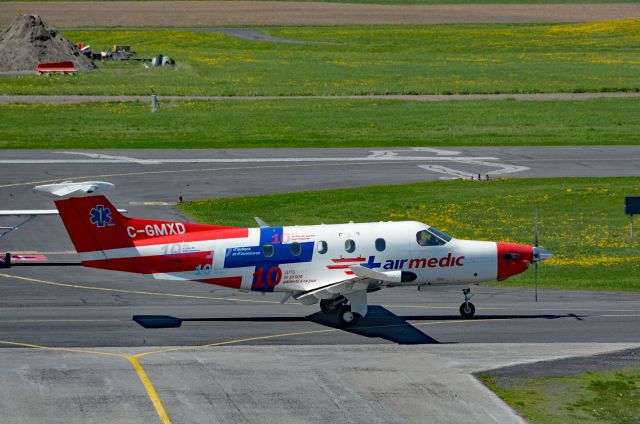 Pilatus PC-12 (C-GMXD) - Airmedic with 10th anniversary markings. May 2022