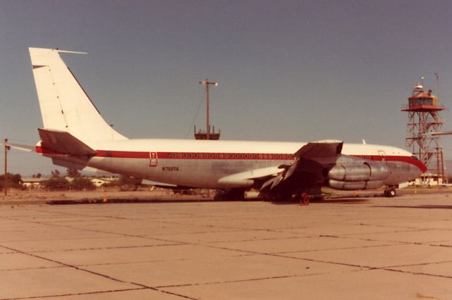 Boeing 707-100 (N752TA) - Oct. 1982 - 707-123B stored at MZJ