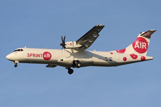 Aerospatiale ATR-72-500 (SP-SPL) - Photo taken on July 30, 2021.