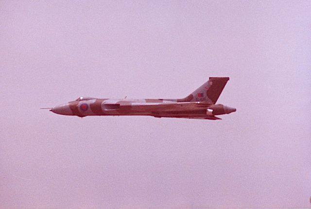 LNE428 — - Air show by a British AVRO Vulcan B.2 at Navy New Orleans airfield in the late 1970s.