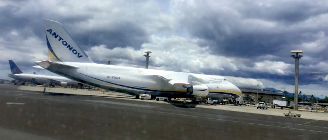Antonov An-12 (URB2029) - Passed this at HNL September 2nd, 2017.
