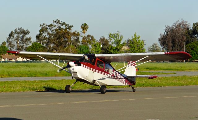 CHAMPION Tri-Traveler (N1806G) - Citabria taxing out for departure at Reid Hillview.