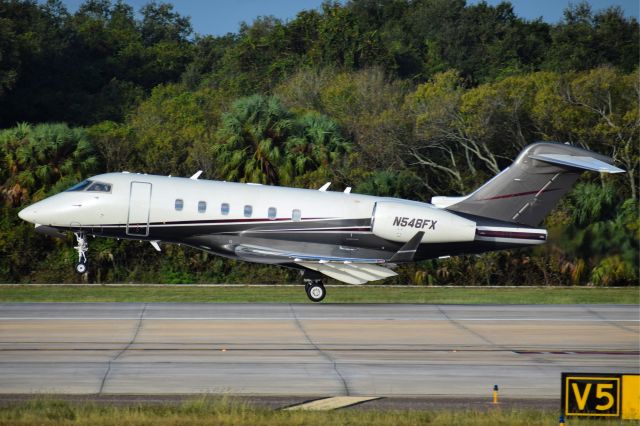 Bombardier Challenger 300 (N548FX) - Bombardier Challenger 300 operated by FlexJet departing Tampa International (TPA) on November 10th 2020