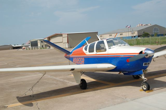 Beechcraft Bonanza (36) (N9855R) - Parked at the ramp by the FBO at Galveston