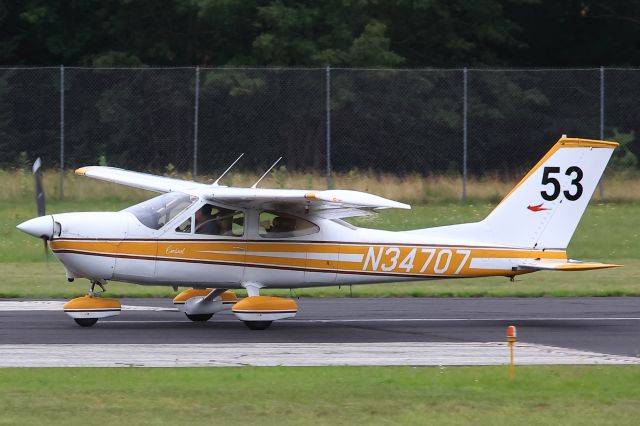 Cessna Cardinal (N34707) - Morning launch for AirVenture Cup Race, 21 July 2024