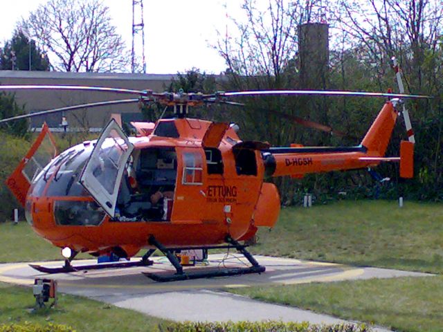 PADC BO-105 (D-HGSH) - Vierchow Klinikum Berlin, D-HGSH