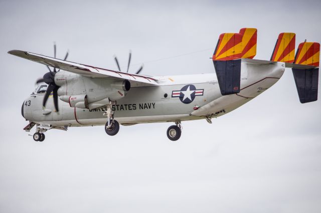 Grumman C-2 Greyhound — - Grumman C-2A Greyhound coming into Bangor on 33