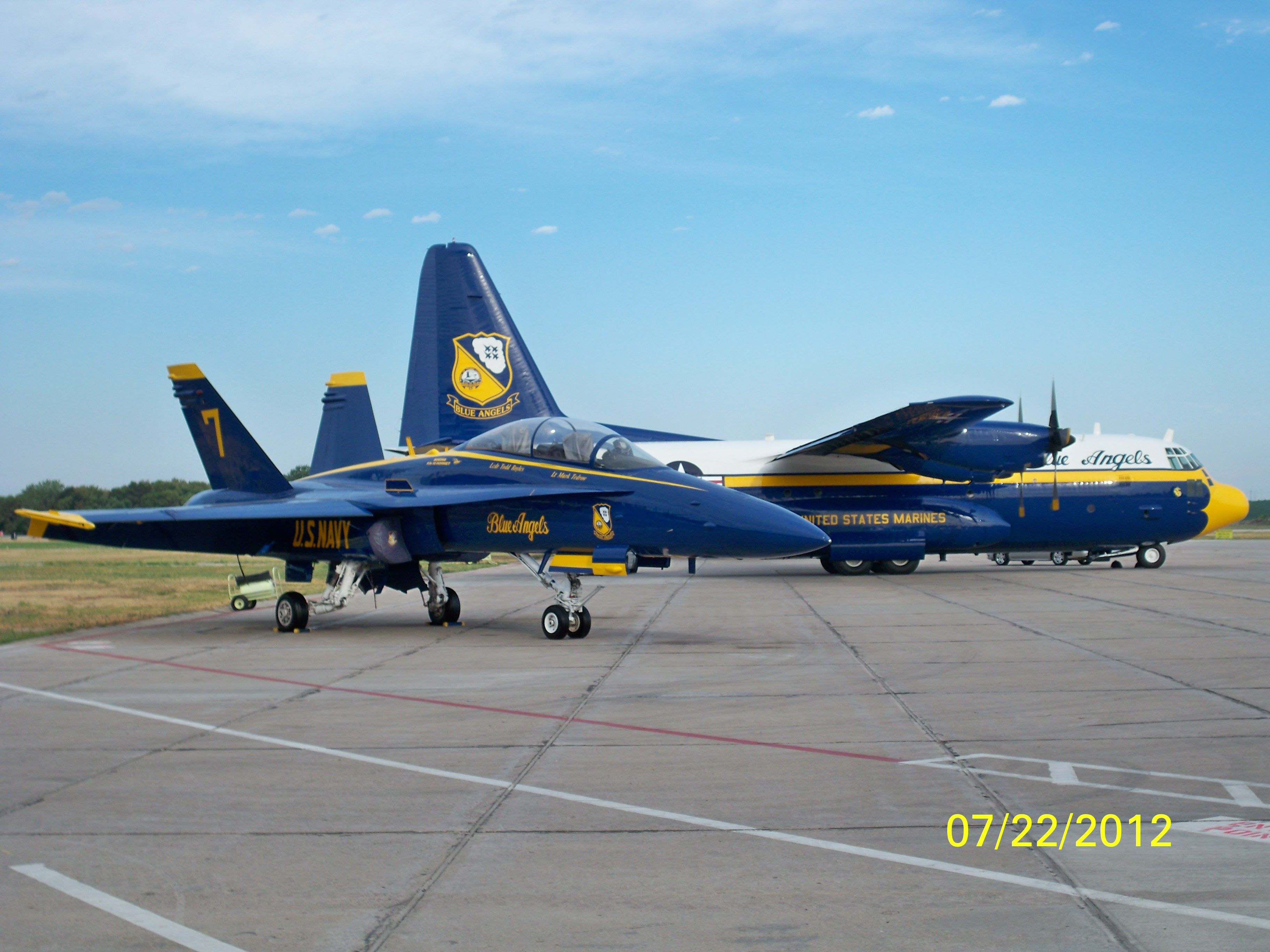 — — - Blue Angels #7 and Fat Albert