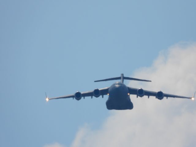 Boeing Globemaster III (96-0008) - CADDO82br /MAKING HIS FINI FLIGHT OVER Baxter Springs Kansas. br /08/19/22