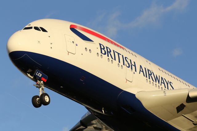 Airbus A380-800 (G-XLEB) - British Airways, second A380.