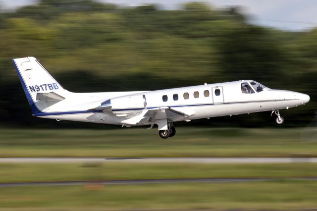 Cessna Citation II (N917BB) - panning!