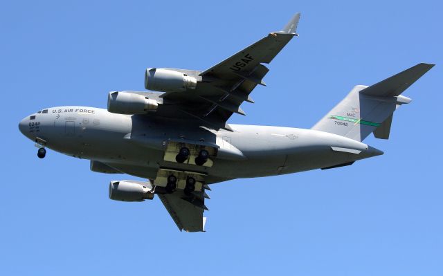 Boeing Globemaster III (97-0042) - USAF C-17A Globemaster III arriving prior to President Obama's visit. (6/24/12)