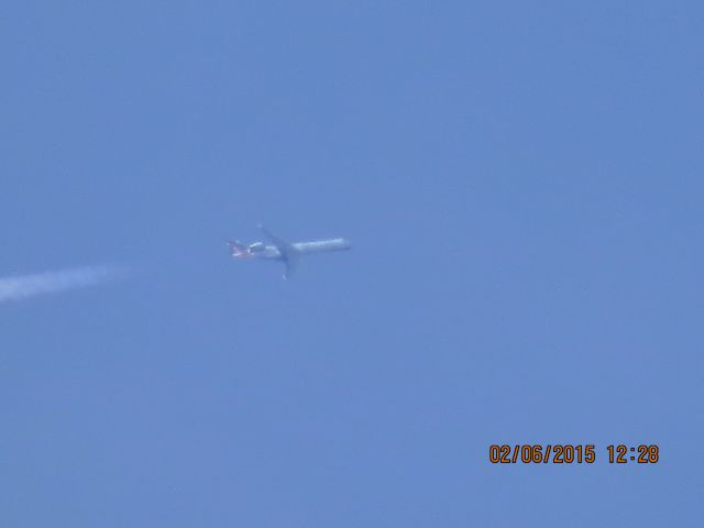 Canadair Regional Jet CRJ-700 (N504AE) - Envoy Air flight 3316 from DFW to CID over Southeastern Kansas at 37,000 feet.