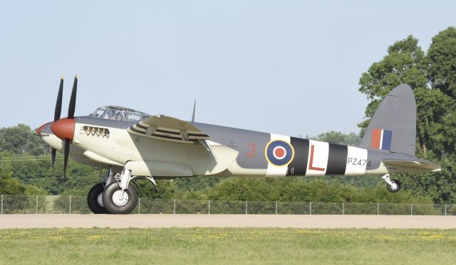 De Havilland Mosquito (N474PZ) - Airventure 2019