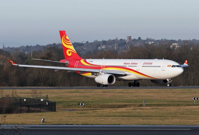 Airbus A330-300 (B-304L) - CHH7904 lining up on 05L for the flight back to Beijing