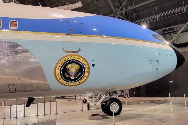 62-6000 — - Former Air Force Presidential aircraft on display at the national museum of the Air Force. This aircraft carried 8 individual former U.S. Presidents from Kennedy through Clinton. This is the aircraft that carried Kennedy's body and which upon Johnson was sworn in on as the new President.