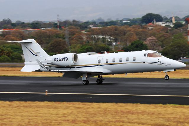 Learjet 60 (N233VR) - Recently changed from N9CU to N233VR. First photo on the web.