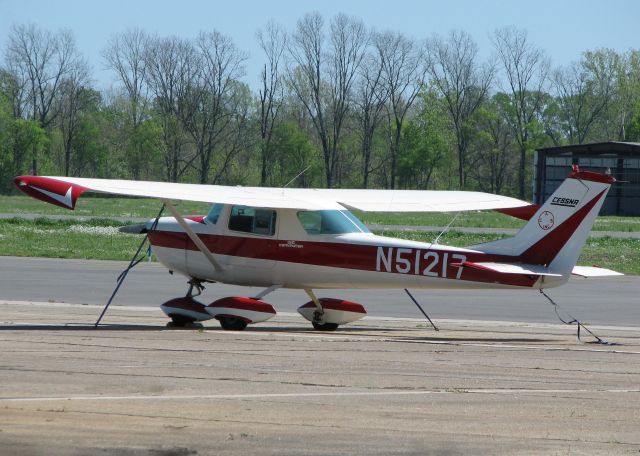 Cessna Commuter (N51217) - Parked at the Shreveport Downtown airport.