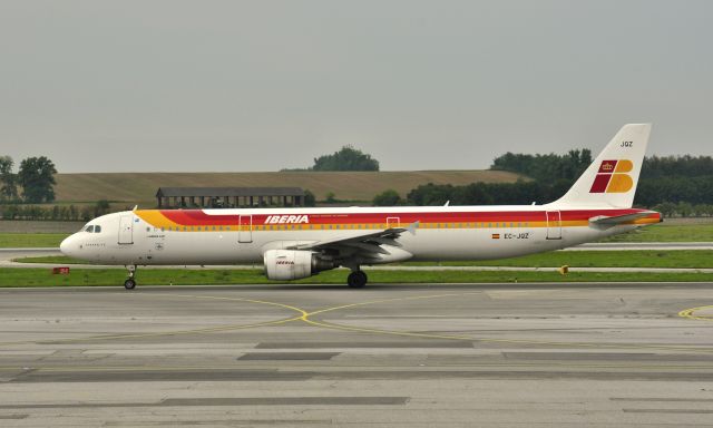 Airbus A321 (EC-JQZ) - Iberia Airbus A321-212 EC-JQZ Generalife in Vienna 