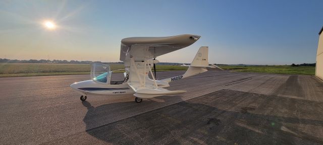 EDRA Super Petrel (N60SP) - Super Petrel N60SP sitting on the ramp during sunrise at KHSV. 