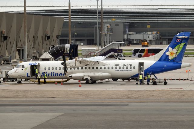 Aerospatiale ATR-72-600 (RDPL-34228) - 19th July, 2025: Parked on the ramp after operating flight QV 441 from Vientiane's Wattay International Airport to Bangkok Suvarnabhumi.