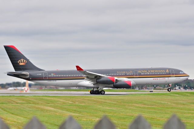 Airbus A340-200 (JY-AID) - Royal Jordanian JY-AID is taking off from YUL 24R