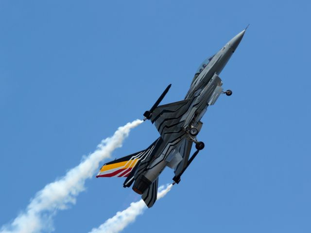 — — - F16 BELGIAN AIR FORCE SOLENZARA MEETING CORSICA FRANCE