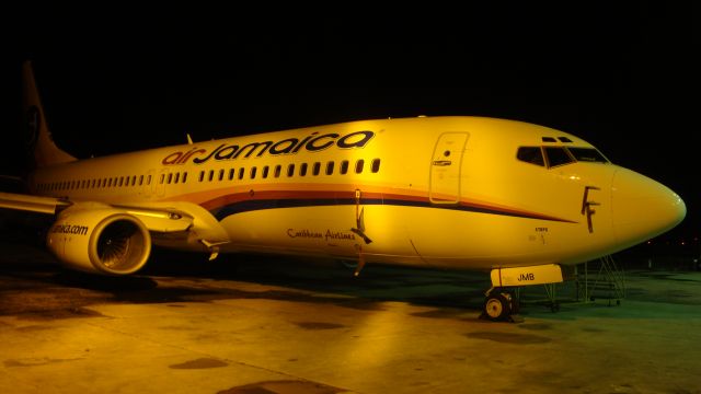 Boeing 737-800 (9Y-JMB) - Air Jamaica - Caribbean Airlines Resting in the shade...