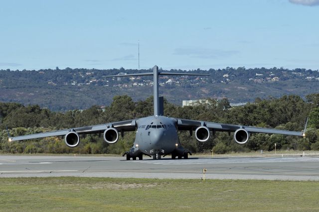 Boeing Globemaster III (CB8003) - Boeing Globemaster III cn 50260/F-259.  Indian Air Force CB-8003. YPPH 05 May 2021.