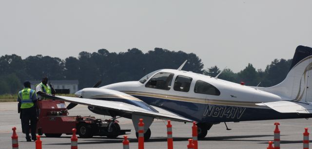 Beechcraft Travel Air (N6141V) - Moving the aircraft indoors