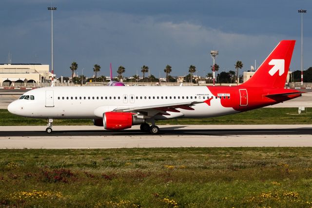 Airbus A320 (9H-AEF) - Taking off RWY 31 from LMML