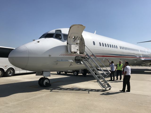 McDonnell Douglas MD-83 (N880DP) - Roundball MD-83 at GSP.