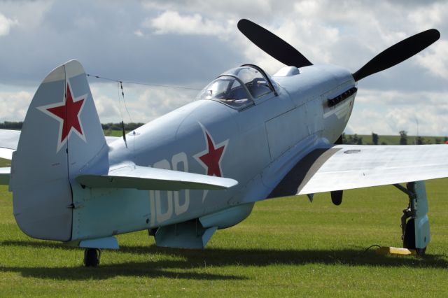 — — - A WWII Soviet veteran on the flightline at Duxford Air Museum, during Flying Legends 2012.