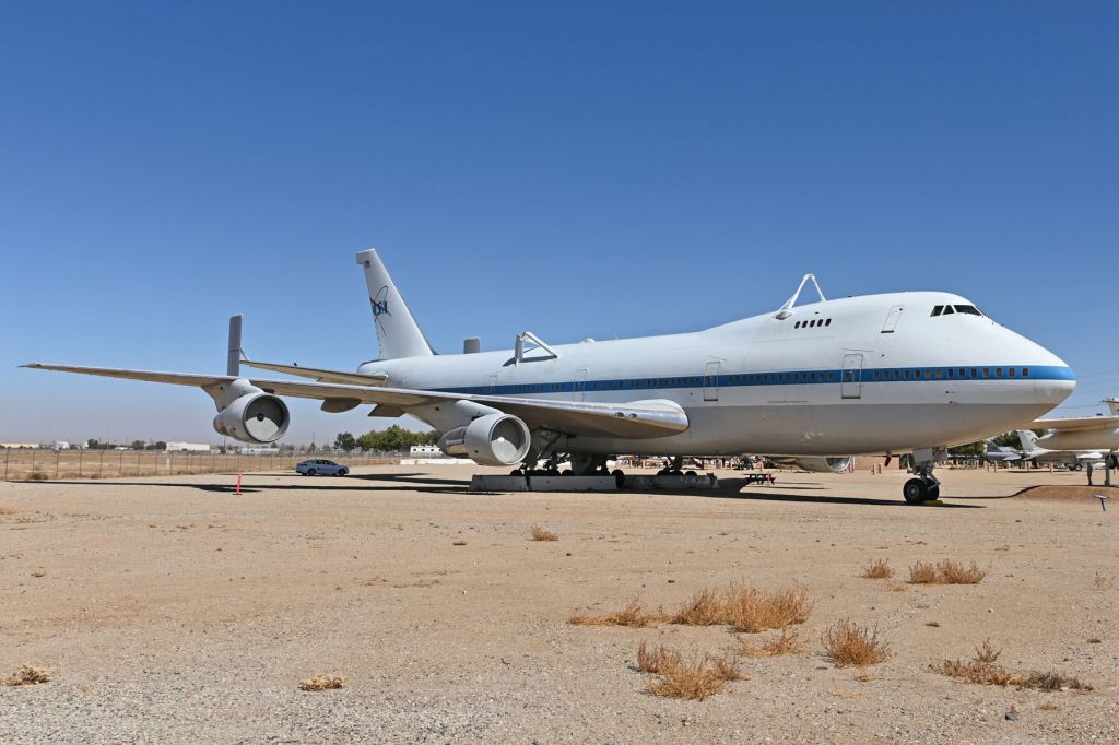 Boeing 747-200 (N911NA) - On display at Joe Davies Heritage Airpark, Palmdale, California.