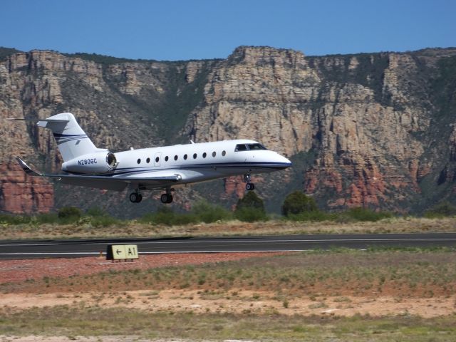 IAI Gulfstream G280 (N280GC) - Landing in Sedona Arizona