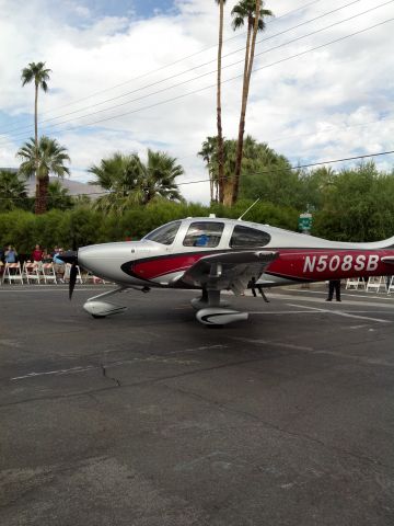 Cirrus SR-22 (N508SB) - From Fullerton to Palm Springs to Convention Center at AOPA 2012 Parade of Planes