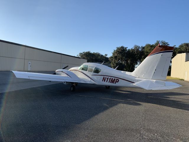 Piper Aztec (N11MP) - Outside my hangar, ready to go. 