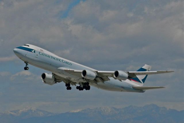 BOEING 747-8 (B-LJB) - From Imperial Hill. First photo taken of the 748 in 2012